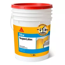 Pintura Lavable Antihongo Superlatex Sika Blanco 20l