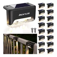 ~? Jackyled 16 Pack, Step Lights Waterproof Led Solar Powere