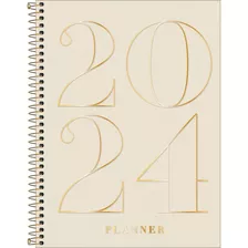 Planner Espiral Ejecutivo Vanilla Verde M9