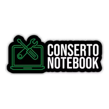 Placa Quadro Consero Notebook - Decoração