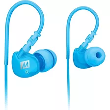 Fones De Ouvido Intra-auriculares Intraural Mee Audio M6 Resistem A Sudor Color Celeste