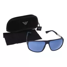 Lentes De Sol Para Hombre Emporio Armani, *matte Blue*.