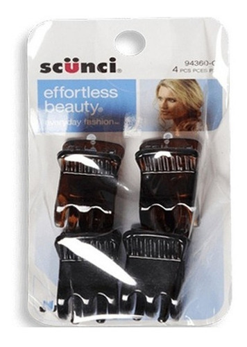 Set Broches Scunci Cabello Accesorio X4 Unidades