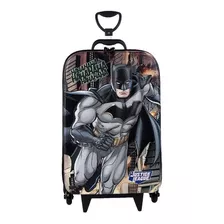 Mochila De Carrinho Infantil Liga Da Justiça Batman 3d