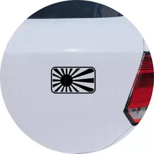 Adesivo Para Carro Bandeira Japão Sol Nascente