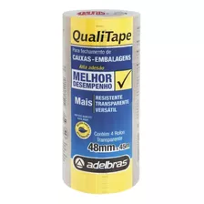 Fita Para Empacotamento - Qualitape 48mmx45m. Transparen - A