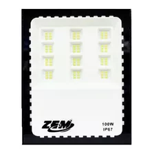 Refletor Holofote Led Super 100w Bivolt Branco Frio Mini Cor Da Luz Branco-frio Cor Da Carcaça Preto Voltagem Bivolt 110/220v