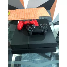 Consola Ps4 Usada De Una Tera Con 2 Controles Y 7 Juegos 