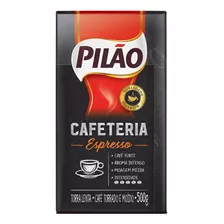 Café Espresso Pilão Brasil Tostado Y Molido 500gr Pack X5un