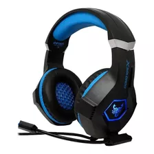 Headphone Infokit Gamer Scorpion Rgb Mic Articulado Gh-x1000