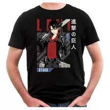 Remera Attack On Titan Levi Ackerman 014 (negra:) Ideas Mvd