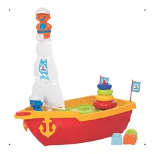 Brinquedo Para Bebe Merco Toys Mega Barco Didatico 43cm