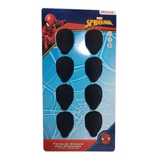 Forma De Silicone Para Cubo Ice Gelo Flexível Homem Aranha