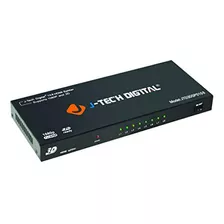 J Tech Digital De 8 Puertos Hdmi V.1.3 Splitter 1x8 Full Hd 