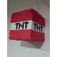 Piñata De Minecraft Tnt 30 X 30