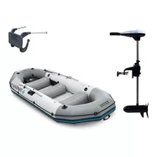 Bote Mariner 4 Para Rio Fuerte+ Motor De Arrastre 12v + Kit