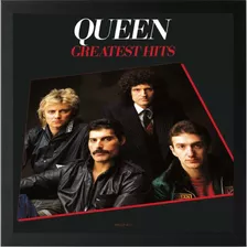 Quadro Lp Queen Greatest Hits Capa Do Disco De Vinil Lp E Cd