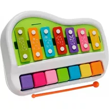 Xilofone Musical Tecladinho Infantil Pedagógico Colorido