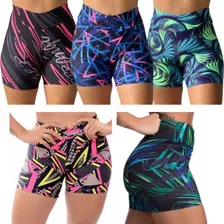 Short Curto Fitness Shortinho Academia Feminino Cintura Alta