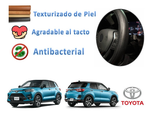 Tapetes 3d Logo Toyota + Cubre Volante Raize 2022 2023 2024 Foto 6