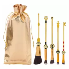 Set De 5 Brochas Y Pinceles De Maquillaje Harry Potter