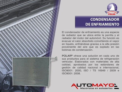 1- Condensador Soldado C/secador Polar Ml430 V8 4.3l 99 - 01 Foto 4