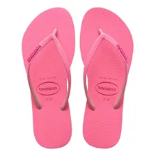 Chinelo Havaianas Com Brilho Glitter Neon Rosa Macaron