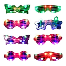 24 Lentes Luminosos Luz Seis Led Retro Fiesta Batucada Boda