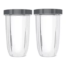 Pac X2 Vasos De 32oz+2 Lip Anillo Nutribullet De 600w - 900w