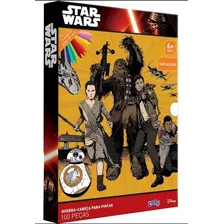 Quebra Cabeça Para Pintar Star Wars 100 Peças Toyster