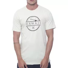 Camiseta Hurley Hawaii Oversize Sm23 Masculina Areia