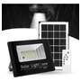 Refletor Solar Led Holofote 300w Placa Bateria Prova Dágua Preto Branco-frio