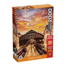 Puzzle Quebra Cabeça 2000 Peças Estação Da Luz 03737 - Grow