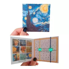 Kit Pulseiras Van Gogh Coração Brilha No Escuro