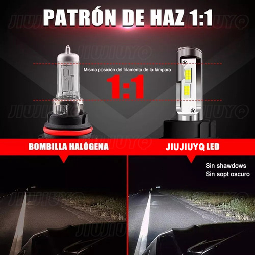 Kit Faros Led 9007 40000lm Para Ford Alta/baja Canbus Foto 8