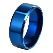 Anillo Acero Inoxidable Azul