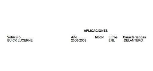 Soporte Motor Delantero Buick Lucerne 2007 3.8l Anchor Foto 8