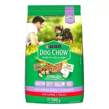 Alimento Dog Chow Para Cachorros Minis Y Pequeños 500g