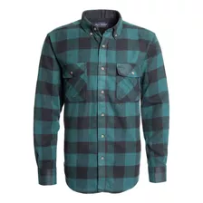 Camisa Leñadora Hombre Verde