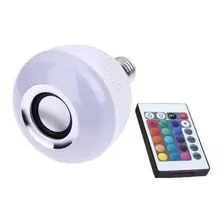 Lampada Led Inteligente Com Bluetooth Muda Cor E Toca 