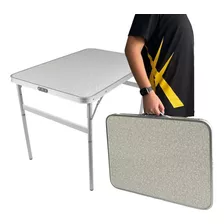 Mesa Dobravel Portatil Maleta Com Alça Camping Praia 60x45cm