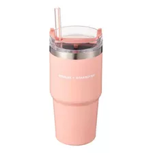 Vaso Termo Rosado Starbucks Colaboración Stanley 591ml