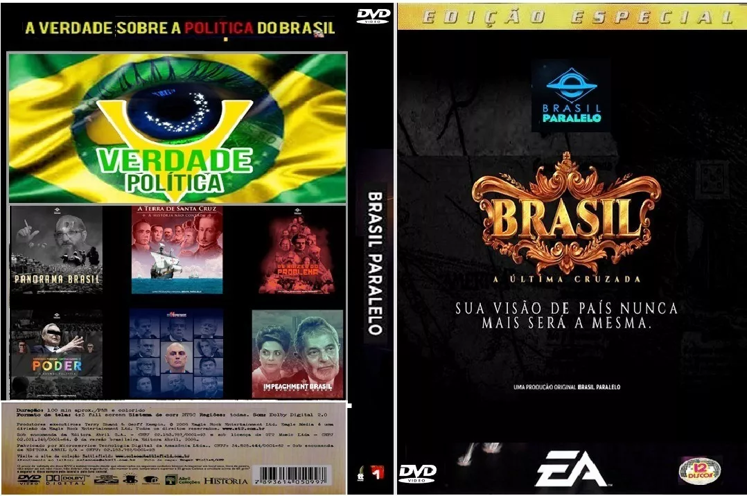 Dvd Documentário Brasil Paralelo - Raríssimo (12dvds)