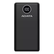 Adata Power Bank Cargador Portatil Celular P20000qcd Colores Color Negro