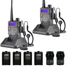 Kit Handy Baofeng Uv5re Bi Banda Recargable Uhf Vhf Handie Bandas De Frecuencia Vhf-uhf Color Negro