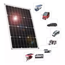 Panel Solar De 50w Vipsp 17.5v - 2.78 A Con Pinzas