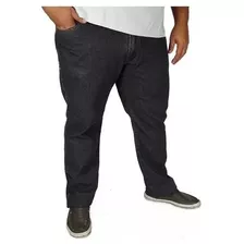Calça Jeans Lycra Slim Masculina Plus Size Tamanho Grande
