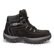 Bota Coturno Couro Legítimo Masculino Palmilha Gel Promoção