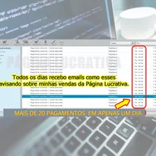 Página Lucrativa Original Envio Imediato Hoje