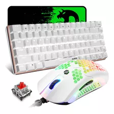 Ziyou Lang Teclado Y Mouse Mecanicos 80% Para Juegos, Juego